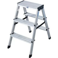 KRAUSE Escabeau Double H De Travail 2,20 H Reelle 0,43 Longueur 0,72 2x3 Marches