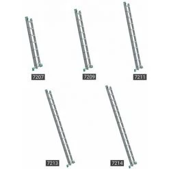 ECHELLE DIRECT - MATISERE Echelle Coulissante à Main: Longueur Pliée 2.00m / Longueur Dépliée 3.13m - 7207 -Pas Cher Échelle Magasin 3857728 3