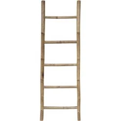 AUBRY GASPARD Échelle Porte Serviette En Bambou Naturel - Naturel