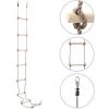 HAPPYSHOPPING Echelle De Corde Pour Enfants 290 Cm Bois