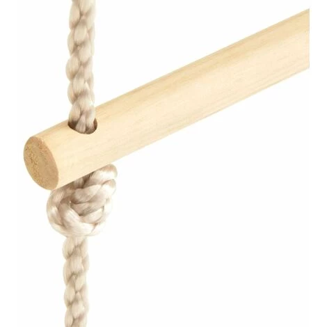 HAPPYSHOPPING Echelle De Corde Pour Enfants Bois Massif Et PE 30x168 Cm 3 HAPPYSHOPPING Echelle De Corde Pour Enfants Bois Massif Et PE 30x168 Cm – Image 3