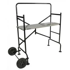HELIOTRADE Echafaudage Pliant En Acier Sur Roue Gonflable - Hauteur Travail Max 3 M 5 HELIOTRADE Echafaudage Pliant En Acier Sur Roue Gonflable - Hauteur Travail Max 3 M -Pas Cher Échelle Magasin 40391855 3