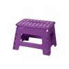 WADIGA Escabeau Marchepied Pliable Plastique Violet - Hauteur 22cm - Violet