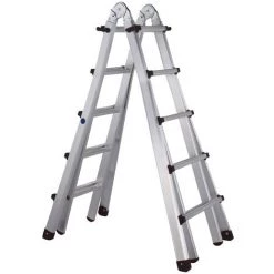 Zarges Variotec V 4x5 Rung 4Part Trade Telescopic Ladder