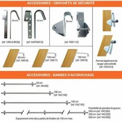 ECHELLE DIRECT - MATISERE Echelle Bois De 2.50m - BSMEN-225 7 ECHELLE DIRECT - MATISERE Echelle Bois De 2.50m - BSMEN-225 -Pas Cher Échelle Magasin 4255830 4