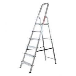 MTX - Escabeau 6 Marches - 150 Kg, Aluminium