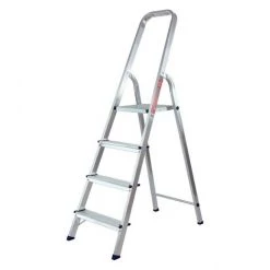 MTX - Escabeau 4 Marches - 150 Kg, Aluminium