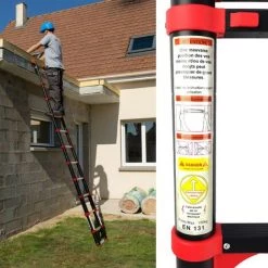 KRAFT MÜLLER Échelle Télescopique Kraft Müller 2,6M En Aluminium Bricolage Pliable Extensible Unique Droite Multi-fonction, Charge 150 Kg 7 KRAFT MÜLLER Échelle Télescopique Kraft Müller 2,6M En Aluminium Bricolage Pliable Extensible Unique Droite Multi-fonction, Charge 150 Kg -Pas Cher Échelle Magasin 42920072 4