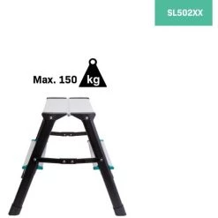 VONROC Escabeau Double – 2 Marches - Antidérapant - Capacité De Charge Maximale 150kg – Hauteur De 43cm Max . 7 VONROC Escabeau Double – 2 Marches - Antidérapant - Capacité De Charge Maximale 150kg – Hauteur De 43cm Max . -Pas Cher Échelle Magasin 43248324 3