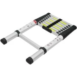 DAY PLUS 2.6m DAYPLUS Échelle Télescopique Pliante 2.6M - Télescopique Multi-Fonction Echelle Pliable Extensible - Charge Maximale: 150 Kg -Pas Cher Échelle Magasin 43458706 4