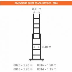 ECHELLE DIRECT - MATISERE Echelle Coulissante 2 Plans De Longueur De 6.94m Dépliée Et De 4.10m Pliée. - 8814 7 ECHELLE DIRECT - MATISERE Echelle Coulissante 2 Plans De Longueur De 6.94m Dépliée Et De 4.10m Pliée. - 8814 -Pas Cher Échelle Magasin 4396521 4