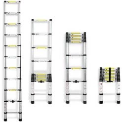 DAY PLUS Conducteur Télescopique De 10.5ft Loft D'aluminium Extensible Pour Le Grenier à La Maison -Pas Cher Échelle Magasin 44799064 3