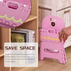 ABCRITAL Tabouret Pliable En Plastique, Marchepied Pliant Plastique, Escabeau Pliant Plastique, Marche Pied Pour Adulte, Tabouret De Douche Pliable Plastique Pour La Cuisine, La Salle De Bain -Pas Cher Échelle Magasin 45417107 4