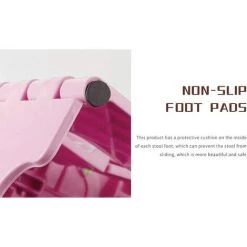 ABCRITAL Tabouret Pliable En Plastique, Marchepied Pliant Plastique, Escabeau Pliant Plastique, Marche Pied Pour Adulte, Tabouret De Douche Pliable Plastique Pour La Cuisine, La Salle De Bain -Pas Cher Échelle Magasin 45417107 5