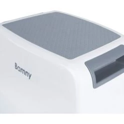 AICOK Marche Pieds Enfant 2 Marches Antidéparant Pour Apprentissage De La Propreté，Escabeau Enfant Pour Salle De Bains/Toilette/Cuisine Etc (Gris & Blanc) -Pas Cher Échelle Magasin 46223210 3