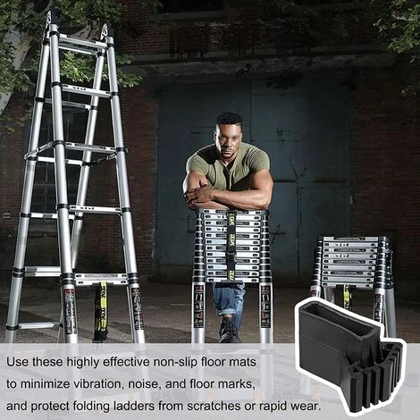 Couvre-pieds D'échelle Pieds Pieds D'échelle D'extension Échelle Patins En Caoutchouc Antidérapants Pieds De Remplacement D'échelle Universel Antidérapants En Caoutchouc,Irisfr (4pcs) 5 Couvre-pieds D'échelle Pieds Pieds D'échelle D'extension Échelle Patins En Caoutchouc Antidérapants Pieds De Remplacement D'échelle Universel Antidérapants En Caoutchouc,Irisfr (4pcs) – Image 5