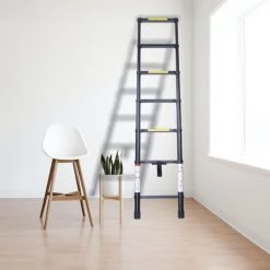 WOTTES Echelle Téléscopique Aluminium, Échelle Télescopique Unilatérale Portable Multifonctionnelle Extérieure Charge Maximale: 150kg (2M) - Noir 6 WOTTES Echelle Téléscopique Aluminium, Échelle Télescopique Unilatérale Portable Multifonctionnelle Extérieure Charge Maximale: 150kg (2M) - Noir -Pas Cher Échelle Magasin 47353217 3