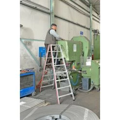 ESCABEAU DIRECT - MATISERE Escabeau Roulant De 2x5 Marches - Hauteur De Travail Maximale De 2.90m - 8024/2x5-4P -Pas Cher Échelle Magasin 47909881 3