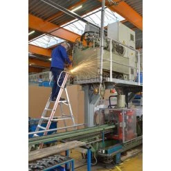 ESCABEAU DIRECT - MATISERE Escabeau Roulant De 6 Marches - Hauteur De Travail Maximale De 3.40m - 8080/06-4P -Pas Cher Échelle Magasin 47909918 3