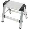 TINOR Escabeau Multifonction En Aluminium Avec 2 Marches - Charge Maximale : 150 Kg