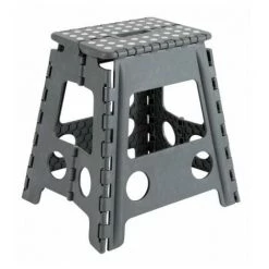 ARREGUI Sgabello Pieghevole Multiuso Gri