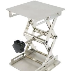 SUPERSELLER Plate-forme élévatrice Manuelle De Laboratoire Table élévatrice Réglable En Hauteur Manuelle 100*100mm 150*150mm 200*200mm En Option, 200x200mm - 200x200mm -Pas Cher Échelle Magasin 48737053 5