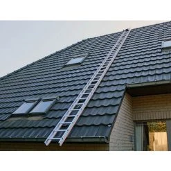 ECHELLE DIRECT - MATISERE Echelle De Couvreur - 8 Barreaux - Longueur : 2.00m - DL8