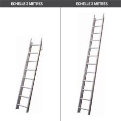 ECHELLE DIRECT - MATISERE Echelle De Couvreur - 12 Barreaux - Longueur : 3.00m - DL12 -Pas Cher Échelle Magasin 5034524 4