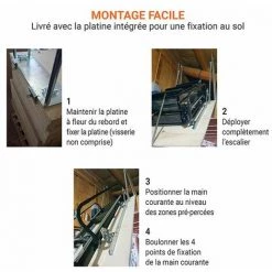 ECHELLE DIRECT - MATISERE Echelle De Meunier Pliante Pour Mezzanine Blanche - PALCO/P/B 7 ECHELLE DIRECT - MATISERE Echelle De Meunier Pliante Pour Mezzanine Blanche - PALCO/P/B -Pas Cher Échelle Magasin 5034528 3