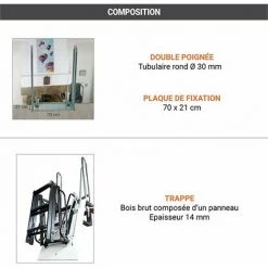 ECHELLE DIRECT - MATISERE Echelle De Meunier Pliante Pour Mezzanine Blanche - PALCO/P/B 8 ECHELLE DIRECT - MATISERE Echelle De Meunier Pliante Pour Mezzanine Blanche - PALCO/P/B -Pas Cher Échelle Magasin 5034528 4