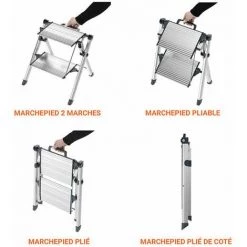 HAILO Marchepied Pliant - 2 Marches - 4310-100 -Pas Cher Échelle Magasin 5053567 3