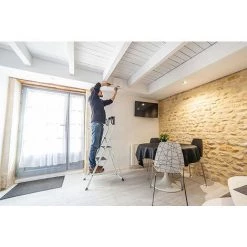 HAILO Marchepied 3 Marches Avec Garde-corps - 4343-011 -Pas Cher Échelle Magasin 5053570 5