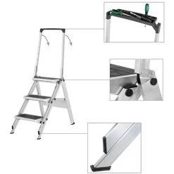 ESCABEAU DIRECT - MATISERE Marchepied 4 Marches - 6061/04 -Pas Cher Échelle Magasin 5053585 4