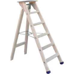 MON PETIT POTAGER Escabeau Bois 5 Marches - Bois