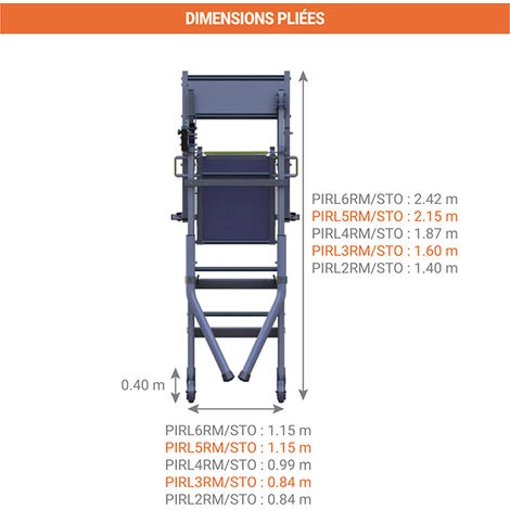 ESCABEAU DIRECT - MATISERE Escabeau Pro 2 Marches - PIRL2RM-STO 4 ESCABEAU DIRECT - MATISERE Escabeau Pro 2 Marches - PIRL2RM-STO – Image 4