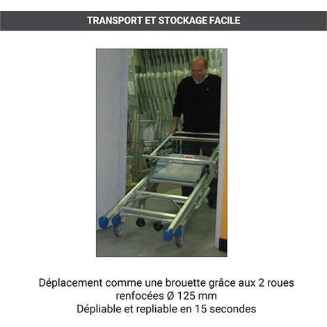 ESCABEAU DIRECT - MATISERE Escabeau Pro 2 Marches - PIRL2RM-STO 5 ESCABEAU DIRECT - MATISERE Escabeau Pro 2 Marches - PIRL2RM-STO – Image 5