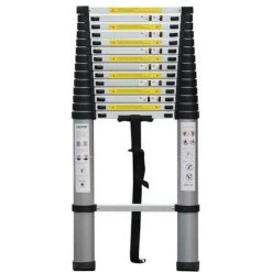 SECURY-T MONACO Echelle Télescopique Aluminium 15 Marches H 5.2 M