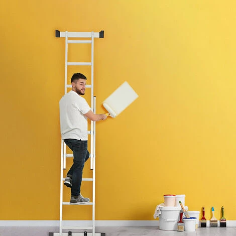 TODECO Echafaudage, échelle Multi-Usage, 168 X 160 X 45 Cm, EN 131, Charge Maximale: 150 Kg 5 TODECO Echafaudage, échelle Multi-Usage, 168 X 160 X 45 Cm, EN 131, Charge Maximale: 150 Kg – Image 5