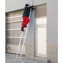 ECHELLE DIRECT - MATISERE Echelle Aluminium 3.54m - 12 Barreaux - 8112