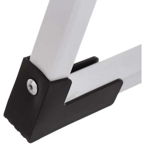 LOLAHOME Echelle 2 Marches Antidérapante En Acier Blanc 82x54x45 Cm 4 LOLAHOME Echelle 2 Marches Antidérapante En Acier Blanc 82x54x45 Cm – Image 4