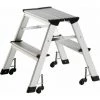 NO-NAME-PRODUKT Étapes Pliantes 2 Plateforme-H.440mm Aluminium.