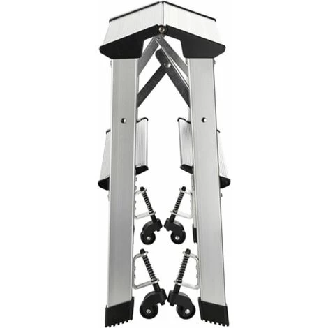 NO-NAME-PRODUKT Étapes Pliantes 2 Plateforme-H.440mm Aluminium. 2 NO-NAME-PRODUKT Étapes Pliantes 2 Plateforme-H.440mm Aluminium. – Image 2