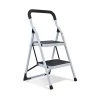 LIFCAUSAL Escabeau Pliant à 2 Marches Avec Pédale Antidérapante Robuste Et Large Capacité De 330 Lb Escabeau Multi-usage Pour La Maison Et La Cuisine Gain De Place