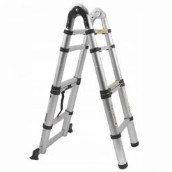 JARDIBRICODECO Échelle Télescopique En Aluminium 2 X 5 / 3,2 150