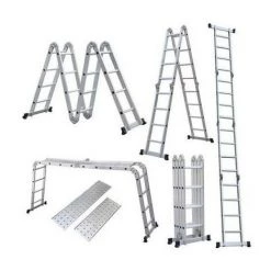 JARDIBRICODECO échelle En Aluminium 4x4 4.7m Universal ...