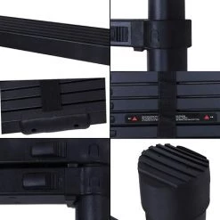 DAY PLUS 12.5FT Échelle Télescopique De 3,8 M Avec Crochet, échelle D'extension En Aluminium, échelle Pliante Antidérapante, échelle Polyvalente En Aluminium De Haute Qualité Avec Un Bouton Rétractable, Capacité De Charge De 330 Lb -Pas Cher Échelle Magasin 56152463 3