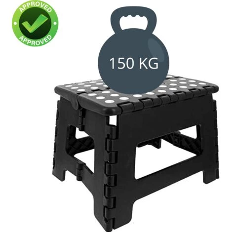 Venteo - Marche Pied Pliant - Résiste Jusqu'à 150kg De Charge - Pliable 3 Venteo - Marche Pied Pliant - Résiste Jusqu'à 150kg De Charge - Pliable – Image 3
