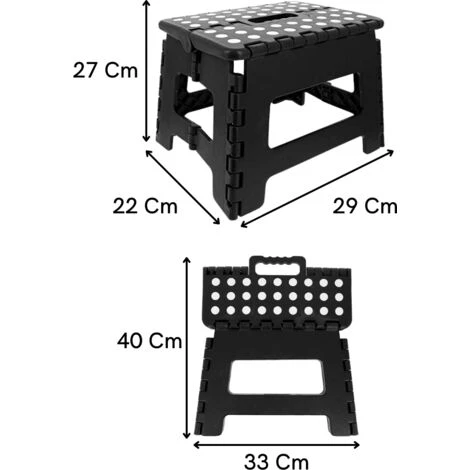 Venteo - Marche Pied Pliant - Résiste Jusqu'à 150kg De Charge - Pliable 4 Venteo - Marche Pied Pliant - Résiste Jusqu'à 150kg De Charge - Pliable – Image 4