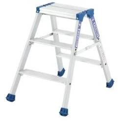 TUBESCA COMABI Marchepied Pliant Double Marche Platinium 3 Marches Hauteur Travail Maxi 160 M