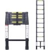 STOMO 3.2M Échelle Télescopique Escabeau Multi-Fonction Escamotable En Aluminium Portable Pliante Multifonction Ladder Charge 150 Kg